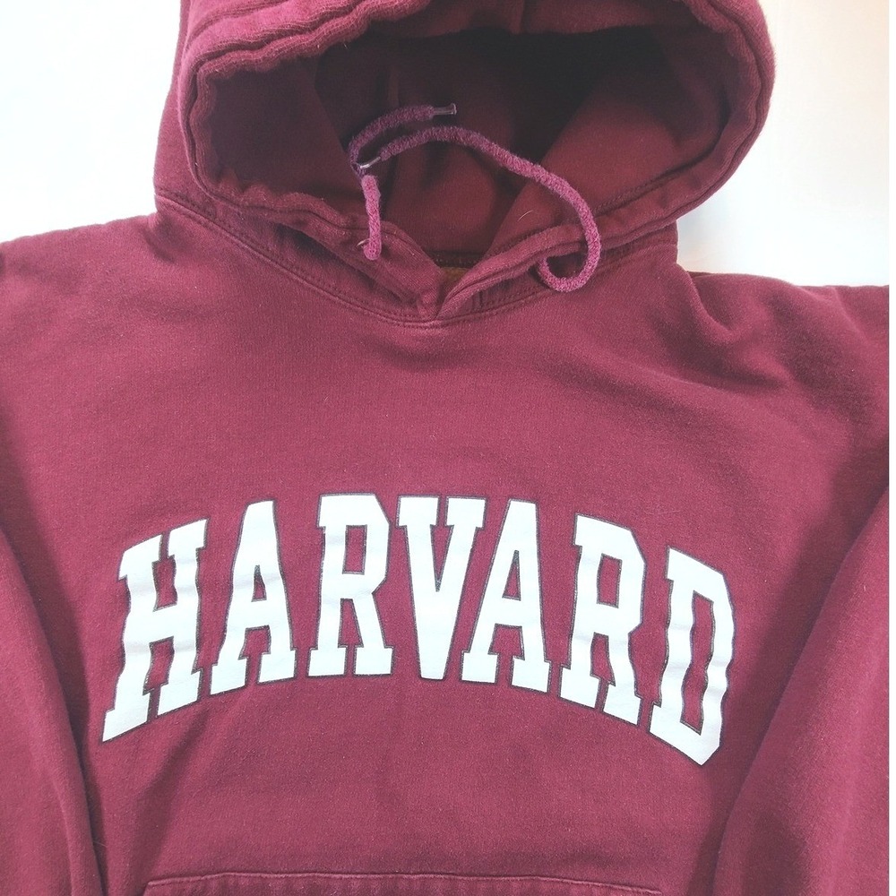Life‎ Apparel Authentic Harvard Crimson University Hoodie Mens XL Red Pullover